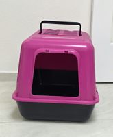 Katzenklo Haubenklo pink/schwarz