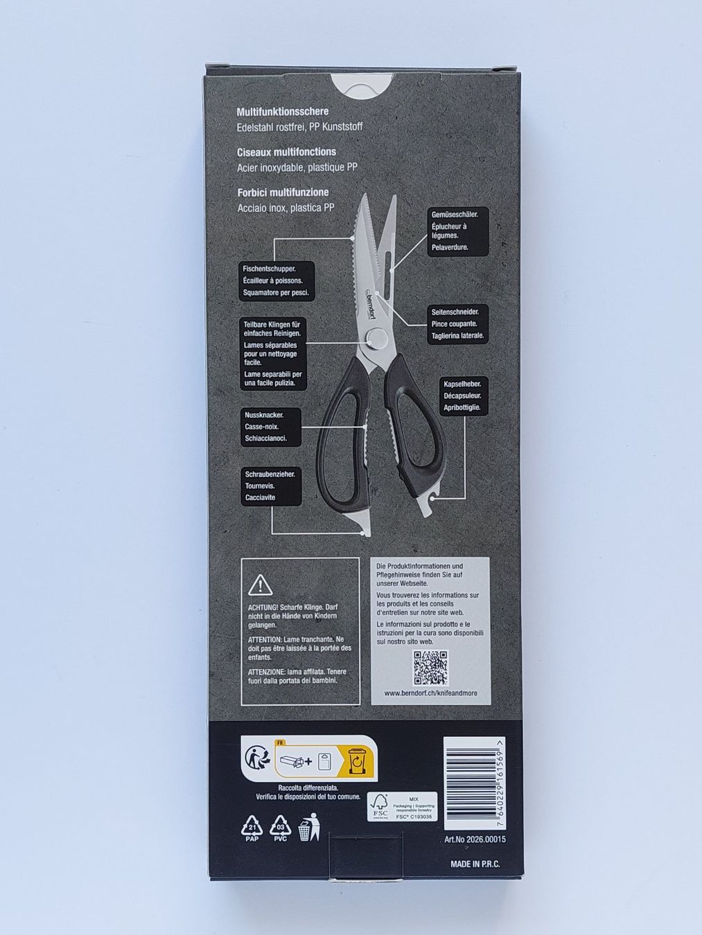 Alle Werkzeuge: Multifunktionsschere von Berndorf – Neu und originalverpackt aus Liebefeld von Helveticus6 5