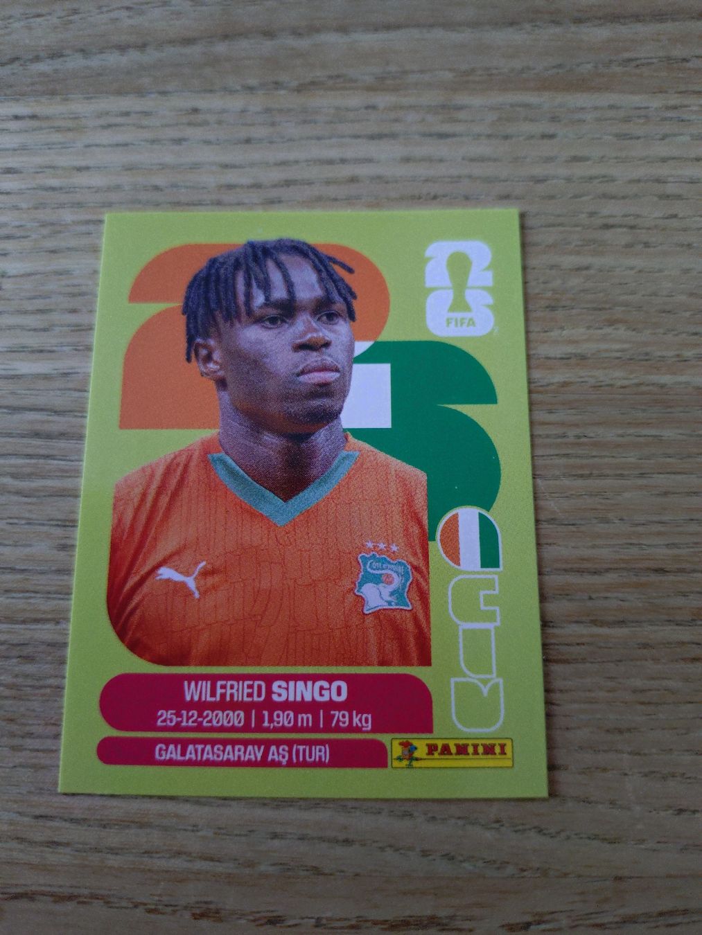 Carte collezionabili: Sammelkarte CIV 4 Wilfried Singo – Nuovo e nell'imballaggio originale da Steinmaur venduto da Cinderella309