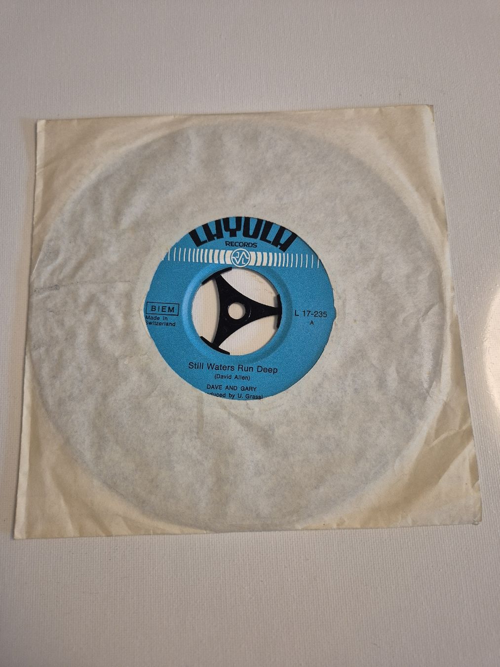 Dischi in vinile: Dave and Gary  - Still Waters Run Deep -  Single 7 , CH – Usato da Uster venduto da newwave0