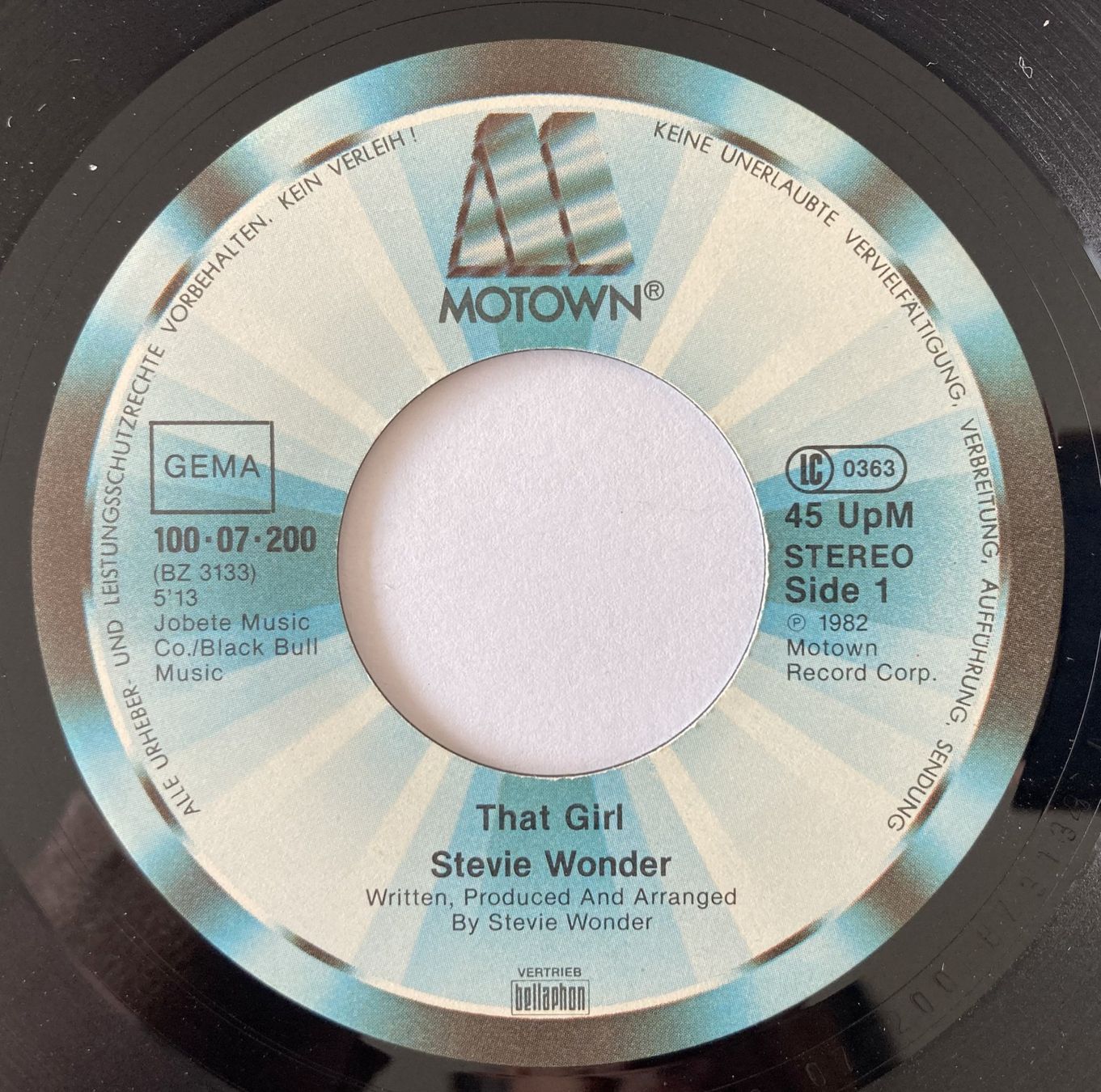 Vinyles: STEVIE WONDER - THAT GIRL – D'occasion à Bottens par hotter-than-hell 2