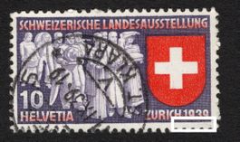 59b CH 1939 Exp. Nat. Svizzera/dif.