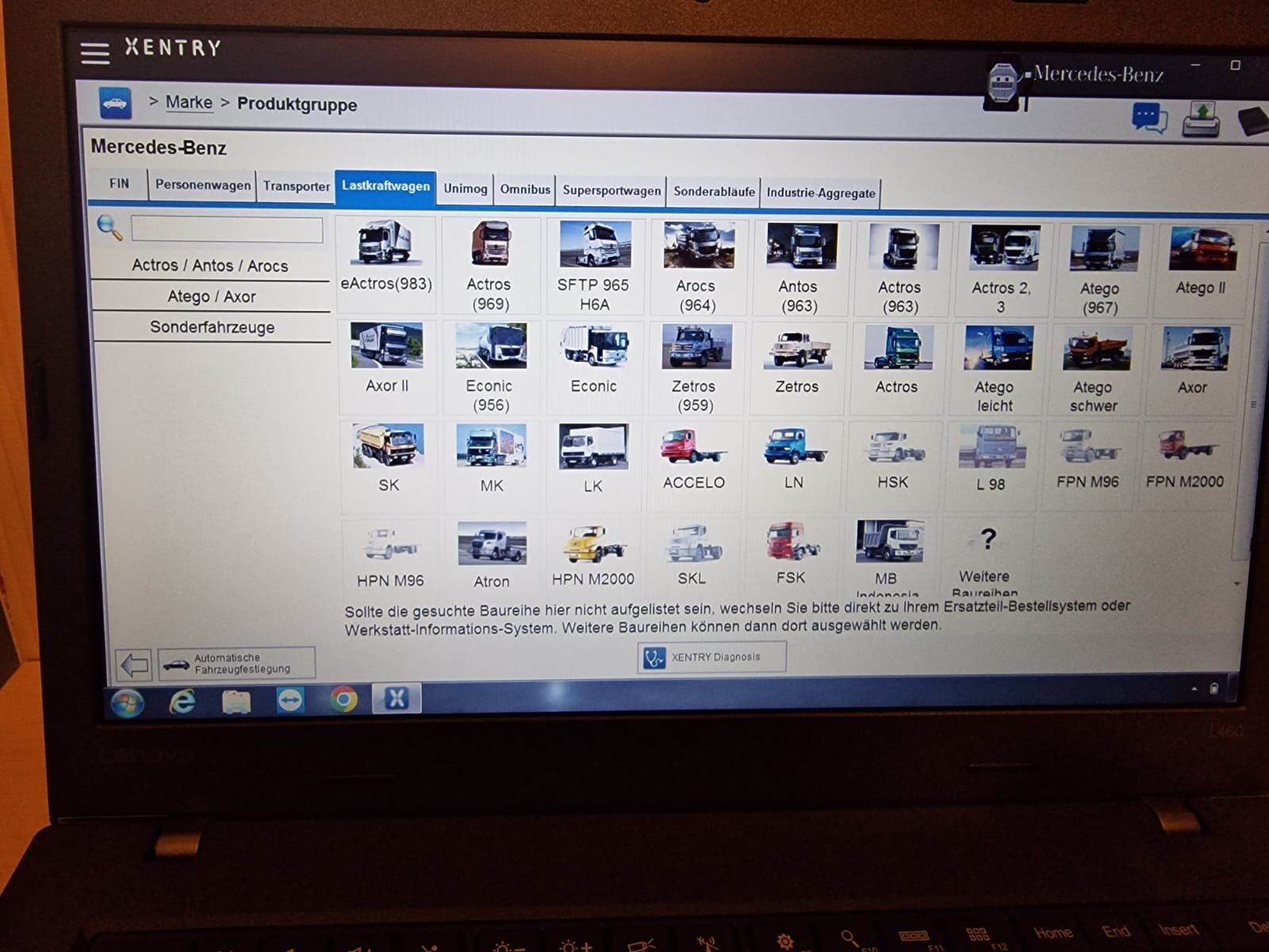 Tutti gli attrezzi: MB Star XENTRY Diagnose Computer Mercedes Benz Diagnostic – Usato da Chur venduto da _xtronix_ 7