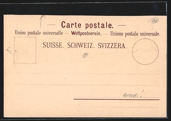 Cartoline postali: Lithographie Ouchy, Le Port – Usato da Berlin venduto da bartko-reher 1
