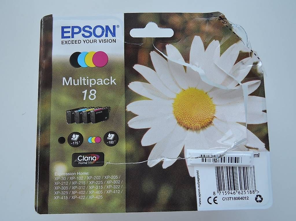 Epson Druckerpatronen & Toner: EPSON Multipack 18 Tintenpatronen – Neu (gemäss Beschreibung) aus BINNINGEN von Ramschti
