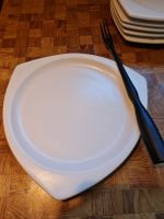 Rössler 6 Fondueteller spez.neu mit Gabelhalterung