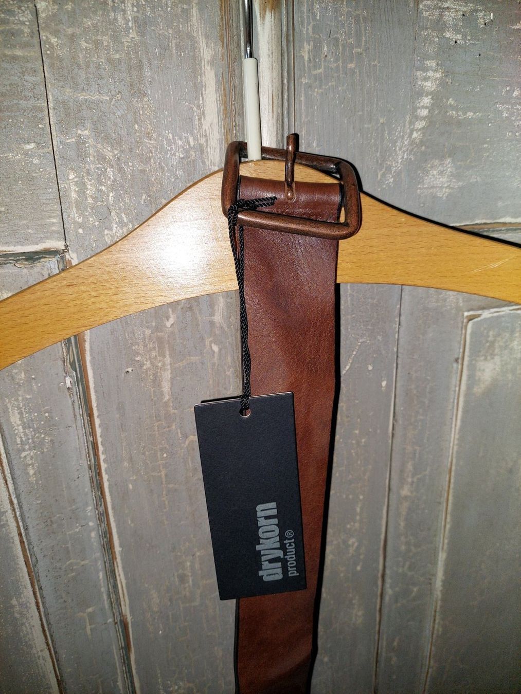 Cinture: Drykorn . Leder braun 80x44 – Nuovo e nell'imballaggio originale da Besenbüren venduto da teluride89