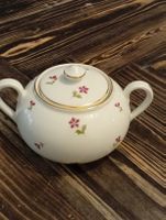 Zuckerdose Langenthal Suisse, 1931 mit Blumen Dekor!