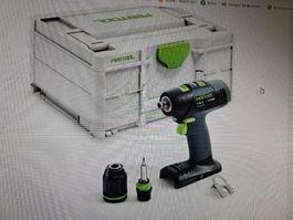 Akku-Bohrschrauber Festool T18+3 im Systainer Solo Unbenutzt