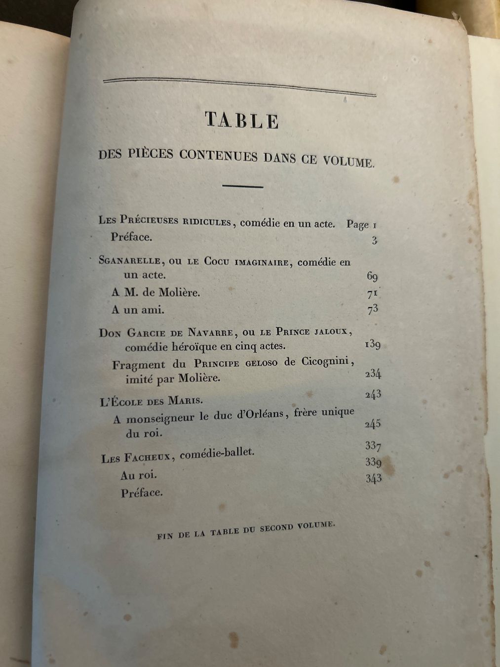 Libri: OEuvres Complètes de Molière, Tome Second, 1824 – Usato da Céligny venduto da isa_lgy2 3