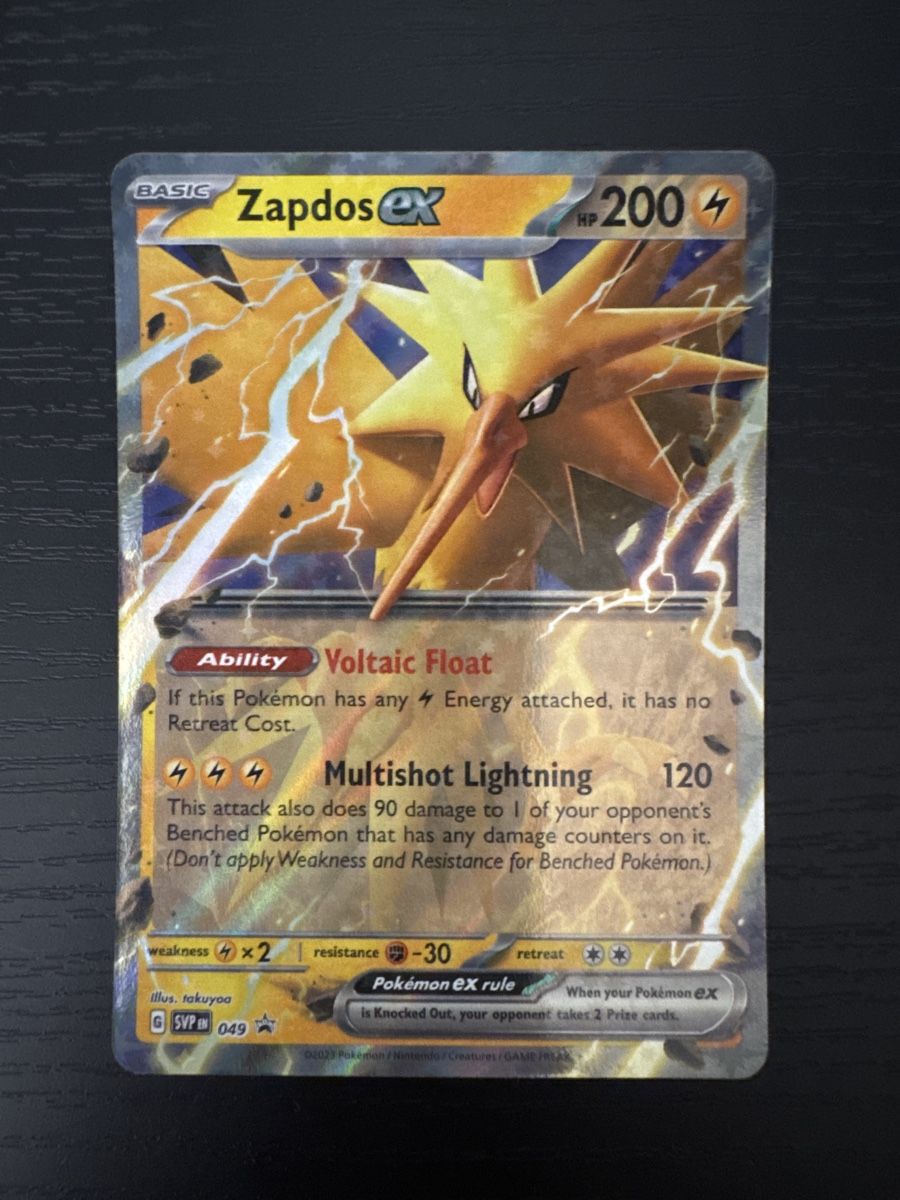 Karten: Zapdos EX - Pokémon Karte – Neu (gemäss Beschreibung) aus wynigen von Birnenmus