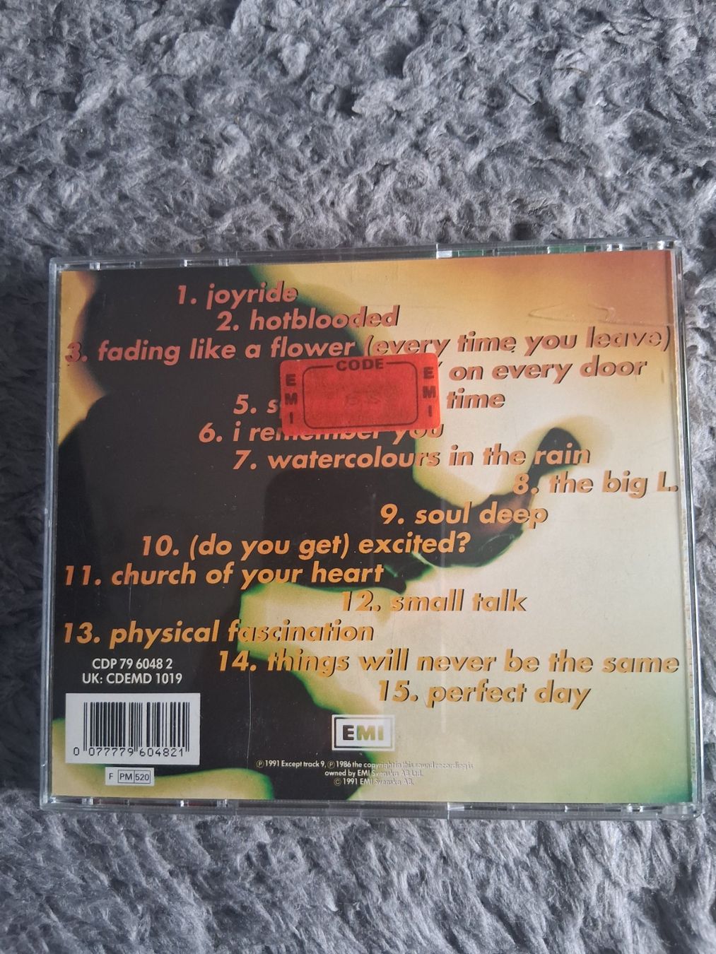 CD: ROXETTE     JOYRIDE        CD – Usato da Wetzikon ZH venduto da Ramones01 1
