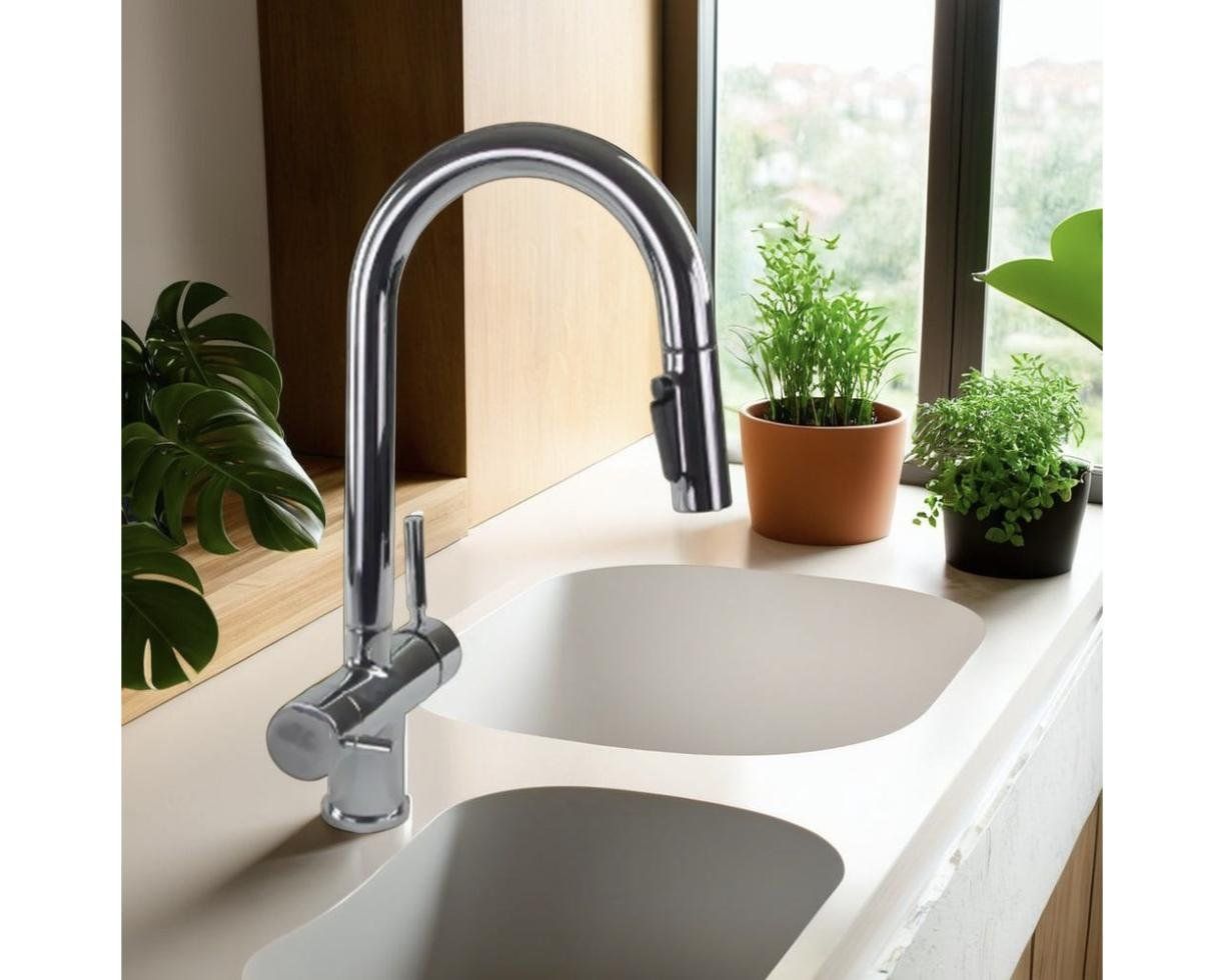 Rubinetteria: Mitigeur 3 voies eau pure Ecogenese Trivea CE10 douchette – Nuovo e nell'imballaggio originale da Sion venduto da Colibri_bleu 1