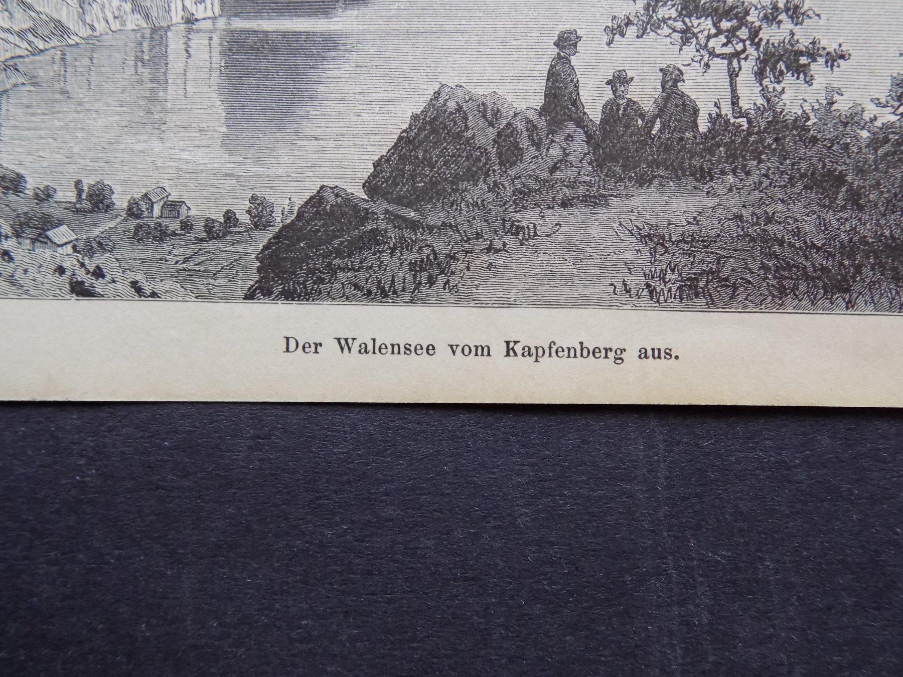 Incisioni: Walensee von Kapfenberg aus – Usato da Risch venduto da Rischli15 2