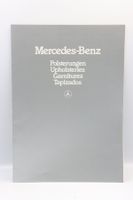 Mercedes Sitz Polsterungen 1984 Prospekt