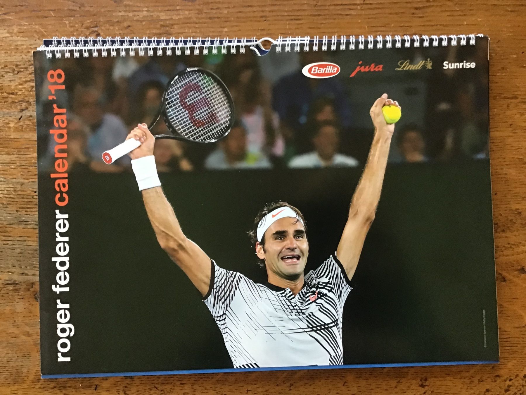 Calendari: Calendrier officiel Roger Federer 2018 – Usato da Fully venduto da Ruby97