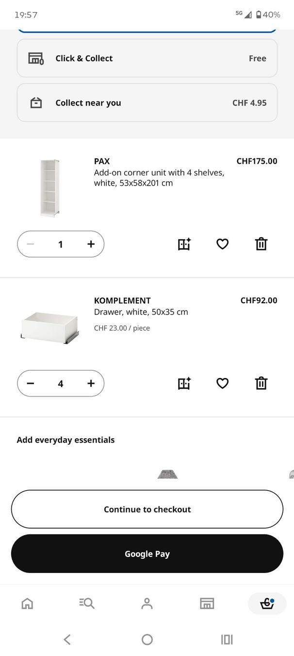 Ikea Schränke: IKEA PAX Eck-Anbauelement – Gebraucht aus Chur von Jaronimas 2