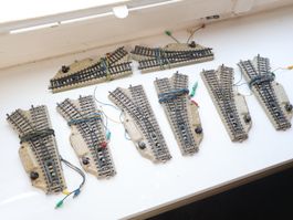 Märklin 8 x Elektro Weiche 5117 H0 M-Gleis