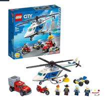 Lego City Polizei Verfolgungsjagd mit dem Hubschrauber 60243
