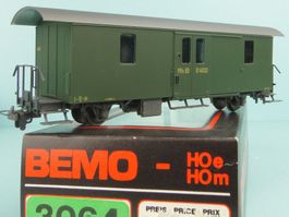 Bemo H0m 3264 GEPÄCKWAGEN D 4028 RhB, neuwertig