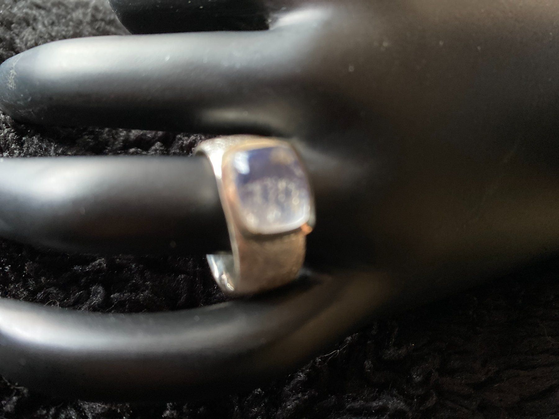 Anelli: Ring, Silber/Labradorit, Durchm.58mm (8) – Nuovo (secondo la descrizione) da Muri b. Bern venduto da Silberqualle 5