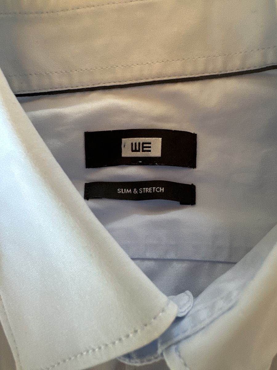 We Camicie: WE Herrenhemd Slim & Stretch, Hellblau Gr. M  – Usato da St. Gallen venduto da mai_2lcj 2