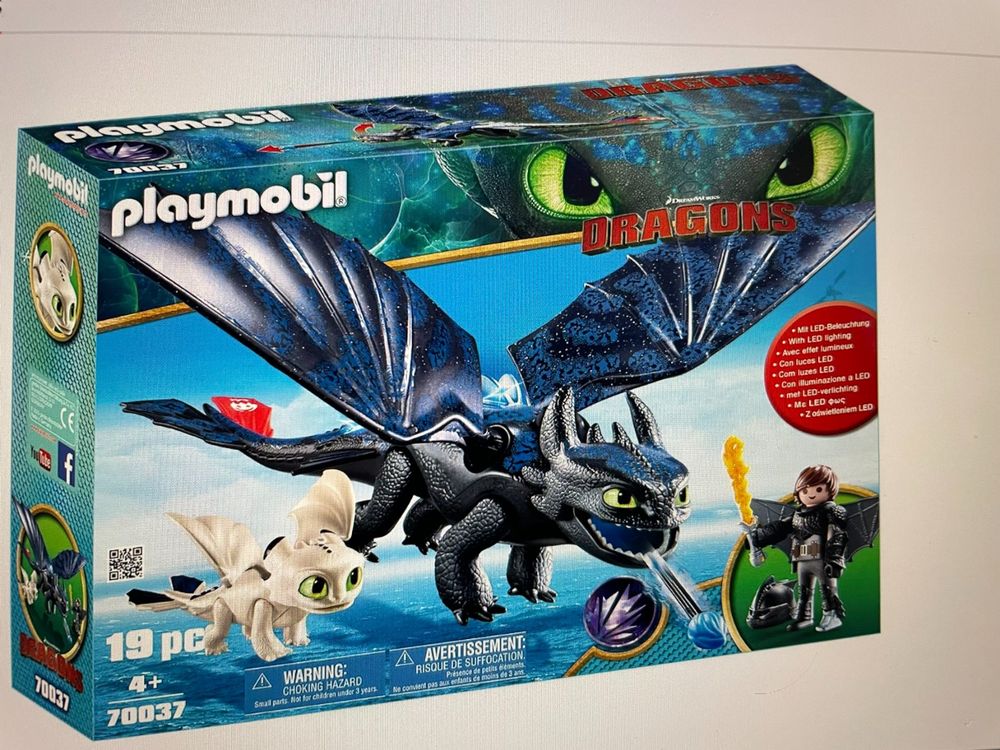 Playmobil Dragons 70037 Toothless + Hiccup (Gebraucht) in Zürich für ...