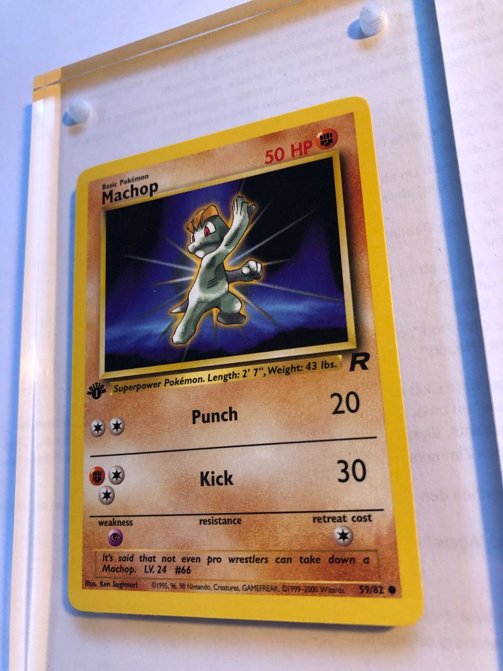 Carte collezionabili: Machop 1st Team Rocket - MINT - ab 1.- – Usato da Giubiasco venduto da dan_pr8b 2