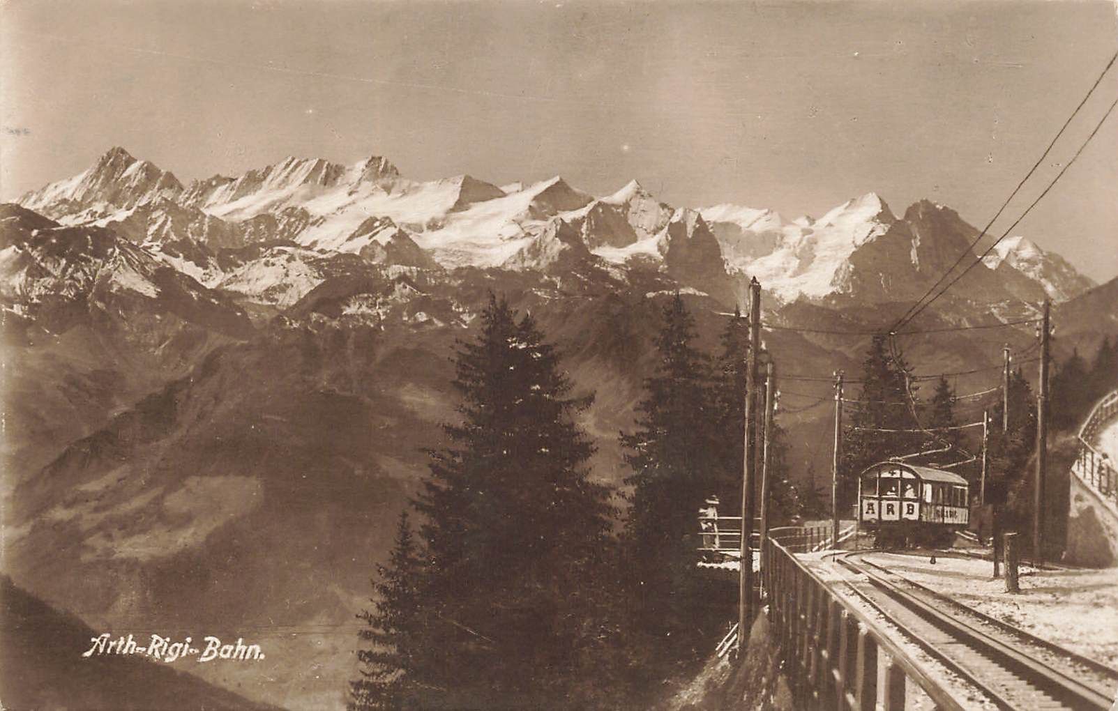 Cartoline postali: Arth rigi Bahn Spielzeug Eisenbahn – Usato da Biasca venduto da Blenio71