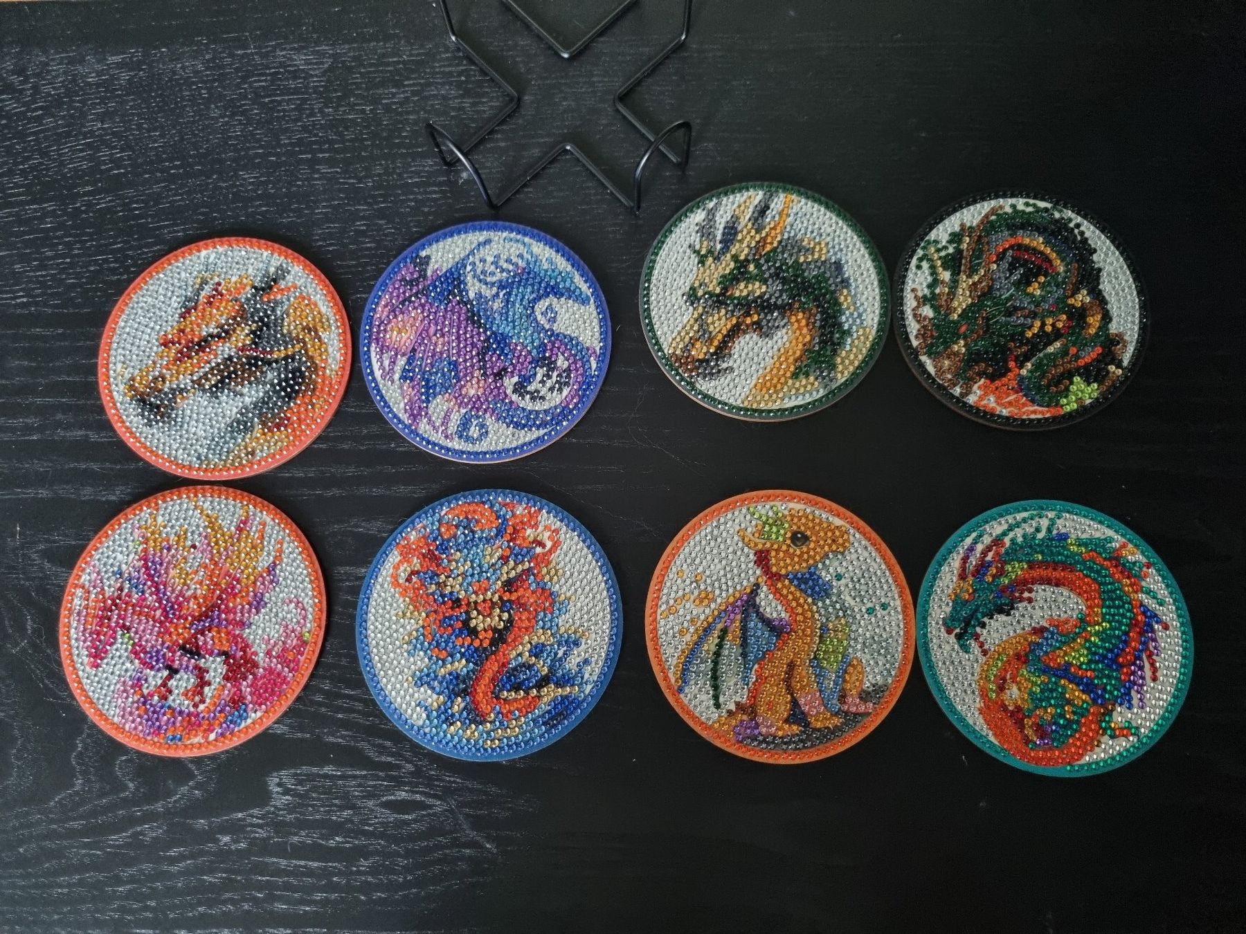 Sottobicchieri: 7 wunderschöne Drachen Untersetzer – Nuovo (secondo la descrizione) da Waltenschwil venduto da Larache90