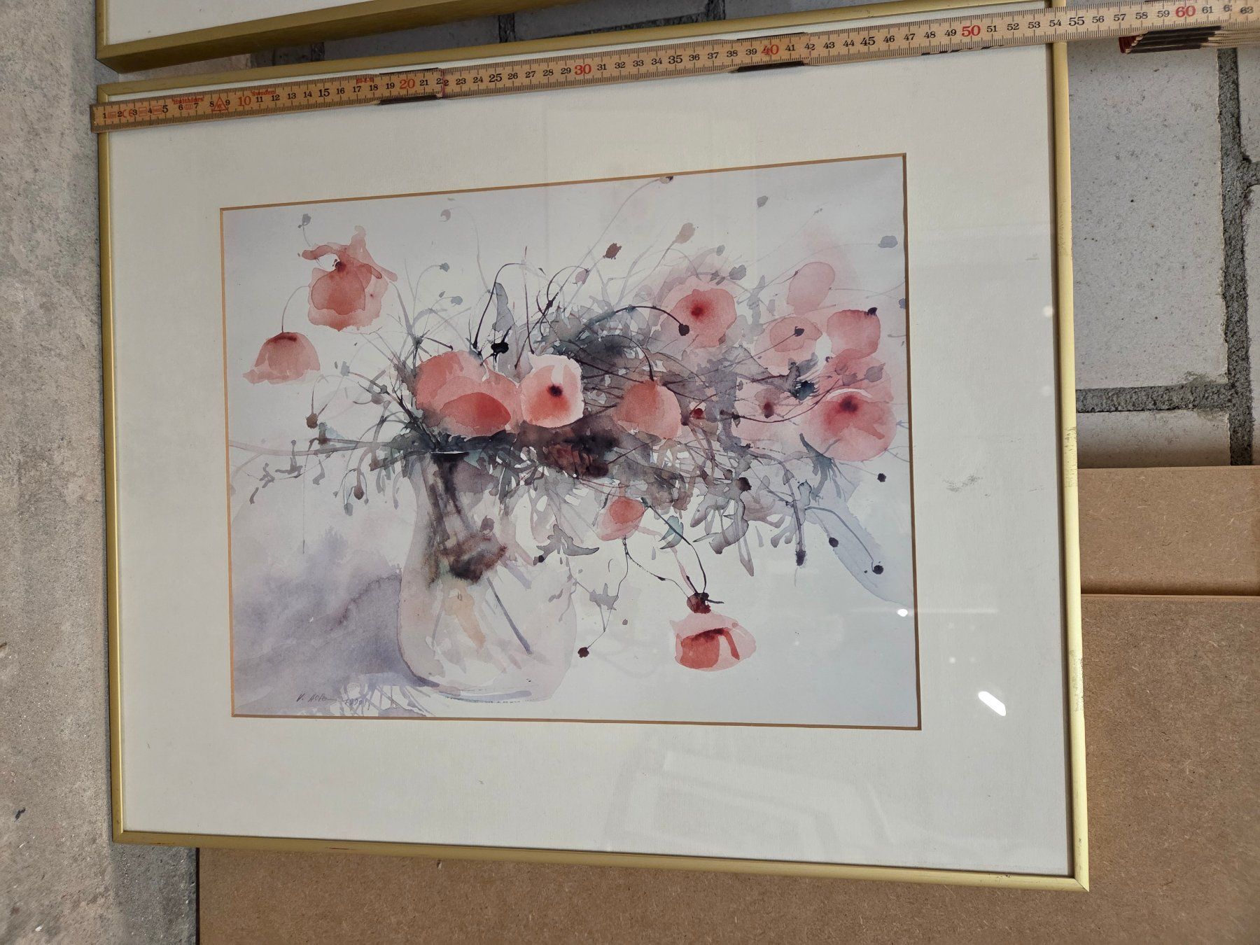 Gemälde: 2 Aquarell Bilder "Mohn" – Gebraucht aus St. Gallen von Razoon77 7