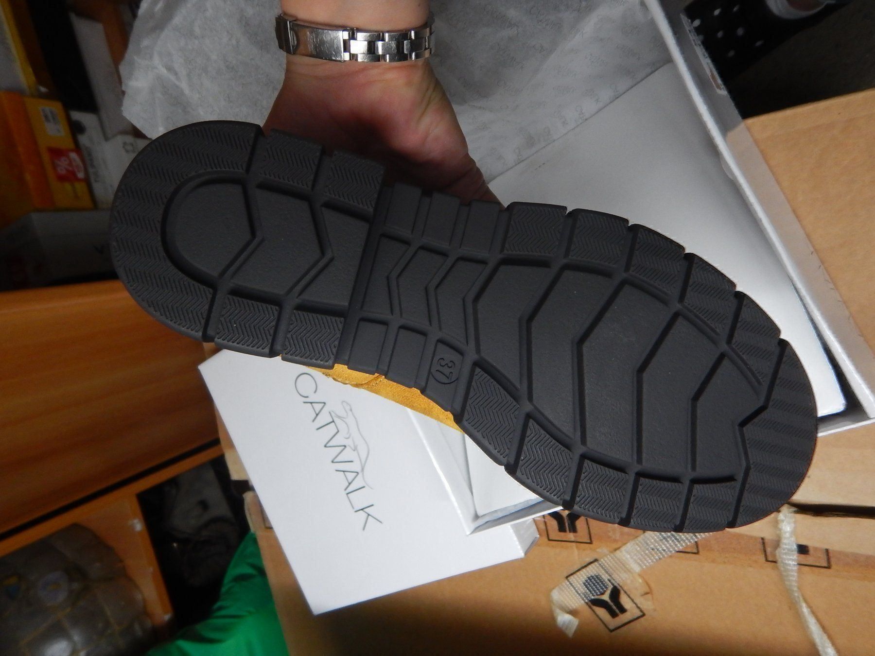 Caterpillar Scarpe da donna: CATWALK giallo scarponcini 37 nuovi – Nuovo e nell'imballaggio originale da Coldrerio venduto da camillo71 2