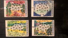 Schweiz 1996 Satz Automatenmarken mit Vollstempel