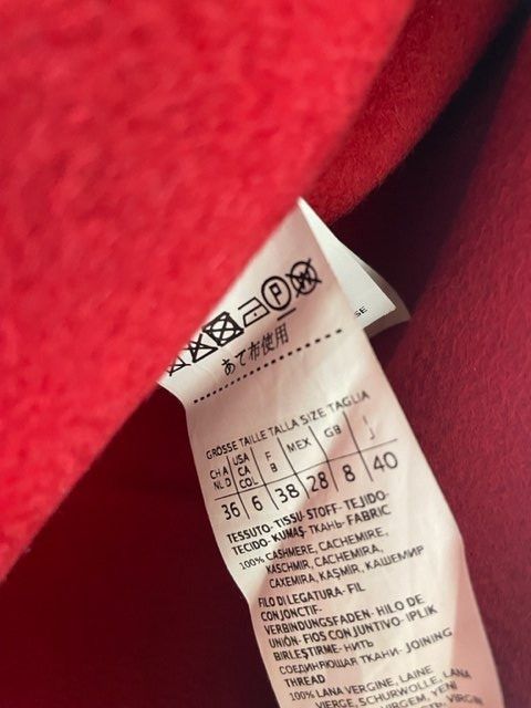 Max Mara Cappotti: MANTEAU ROUGE MAX MARA 100% CASHMERE – Usato da Bernex venduto da eunicefitz 3