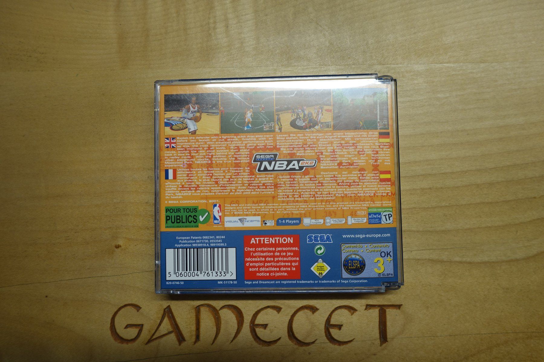 Sega Giochi: Sega Sports NBA 2K2 – Usato da Steinach venduto da Gamecet 2