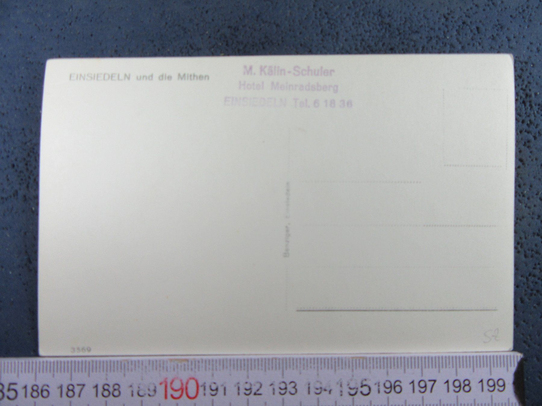 Cartoline postali: Einsiedeln UND DIE MITHEN SZ AK – Usato da Ettingen venduto da Hausi4711 1