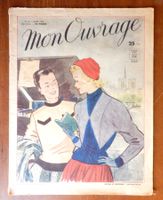 Mon Ouvrage mars 1953, magazine de mode vintage