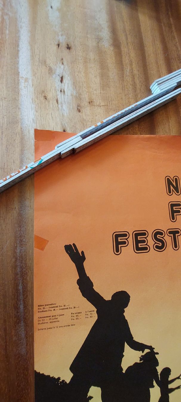 Poster & Bilder: affiche paleo festival 1982 – Gebraucht aus Muraz (Collombey) von Celine-v81 1