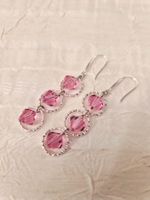 Ohrringe aus Swarovski Perlen Rose