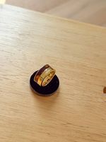 Michael Kors Gold-Tone and Tortoise-Acetate Ring