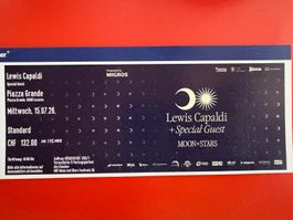 Biglietto Lewis Capaldi (15.07.2026 Moon&Stars Locarno)