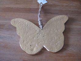 Schöner goldiger Metall SCHMETTERLING
