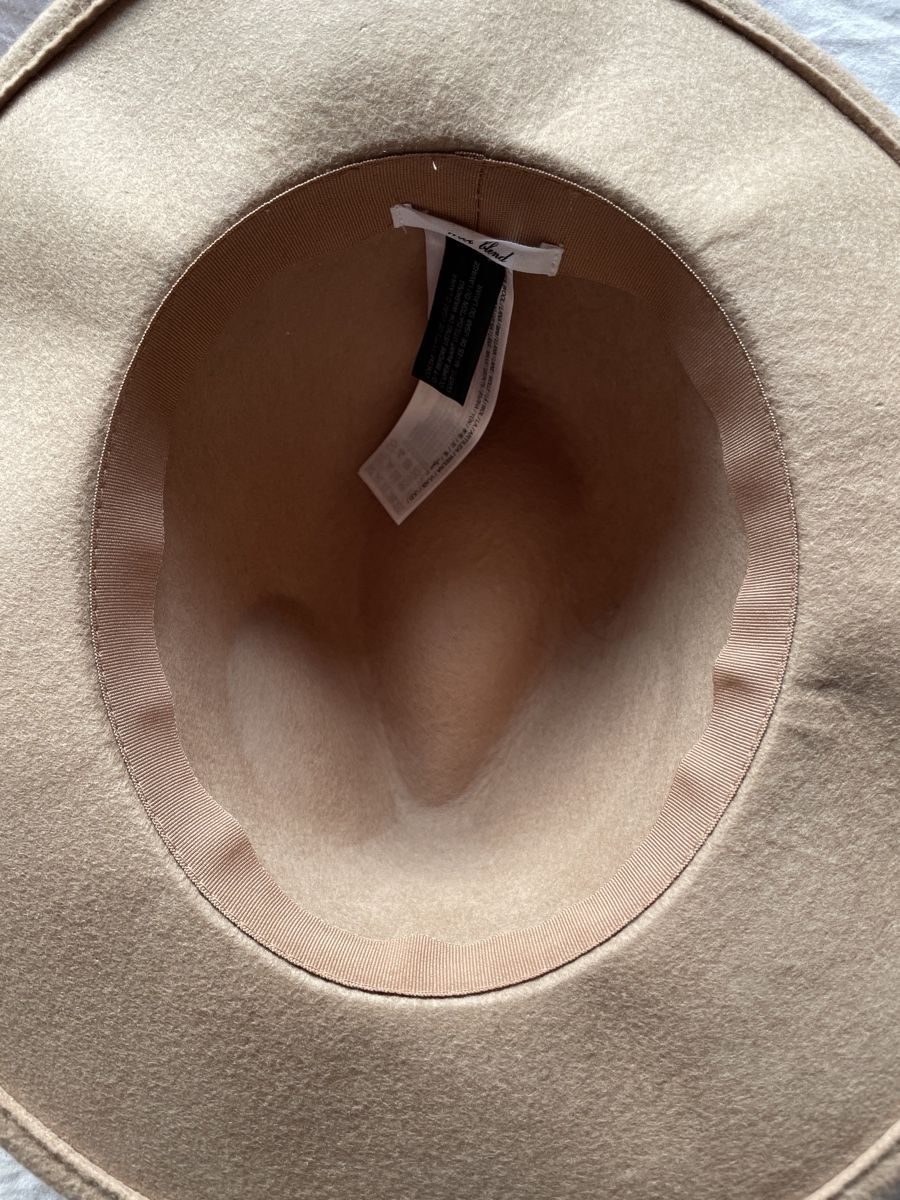 Mango Copricapi, berretti & cappellini: Beiger Hut von Mango 100% Wolle – Nuovo (secondo la descrizione) da Münsingen venduto da Secondhand89 3
