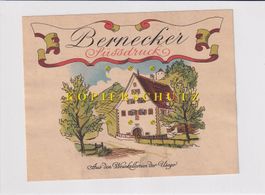 Etikette für Wein - Bernecker Süssdruck /bd