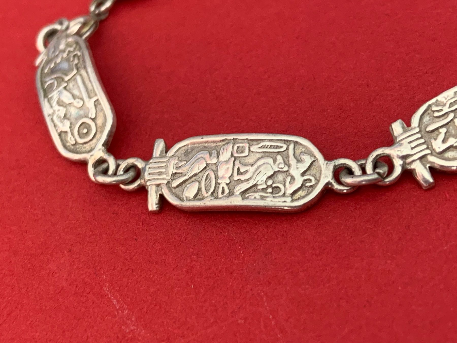 Bracciali & Braccialetti: Armband ägyptisch Hieroglyphen 20 cm – Usato da Dittingen venduto da Bijoubelle 4