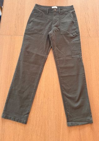 Pantalon cargo H&M kaki, neuf avec étiquette, taille 38