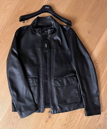 Hugo Boss Lederjacke NEU mit Etikett