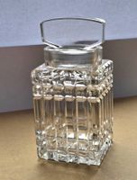 Art Deco Bonboniere antik Dose m. Deckel Kristallglas massiv