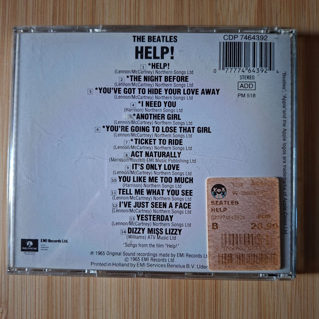 CDs: CD Beatles - Help – Gebraucht aus Burg AG von ..machine_rec.. 1