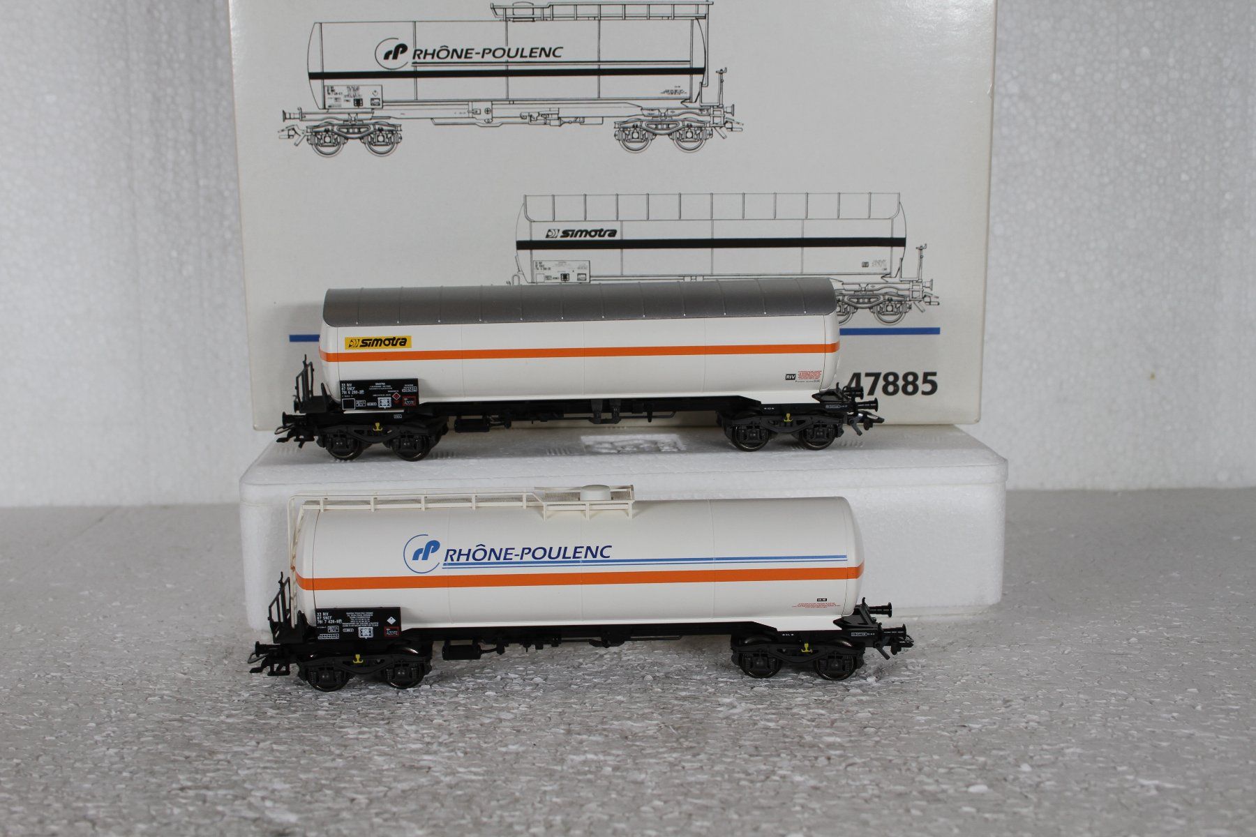 Märklin Modellini di ferrovie: Märklin 47885 SNCF Gaskesselwagen-Set – Usato da Triesen venduto da cor_62ts 3